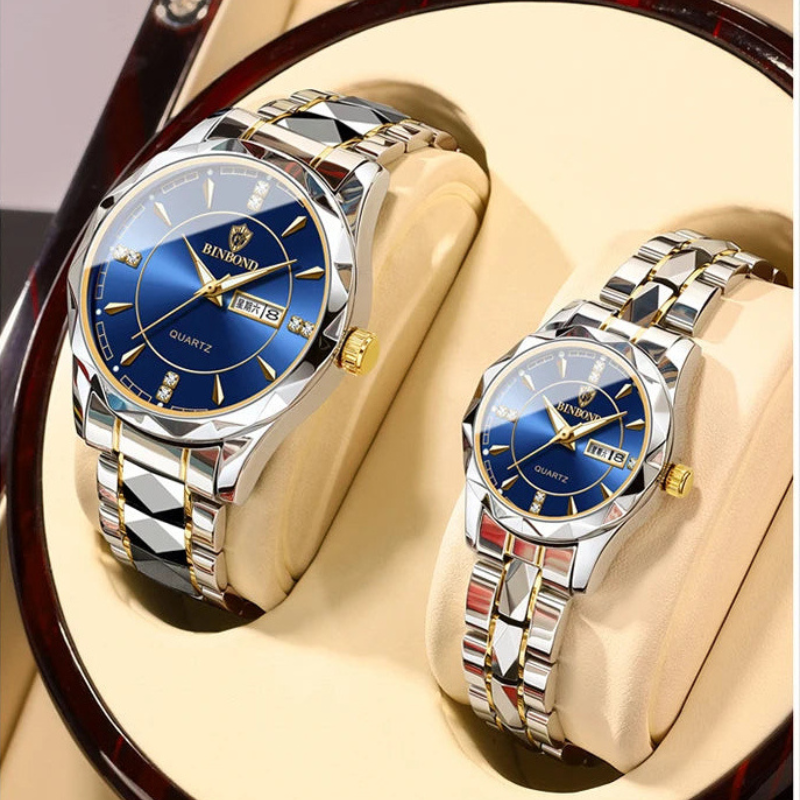 Montre femme – Quartz de luxe, étanche & lumineuse.