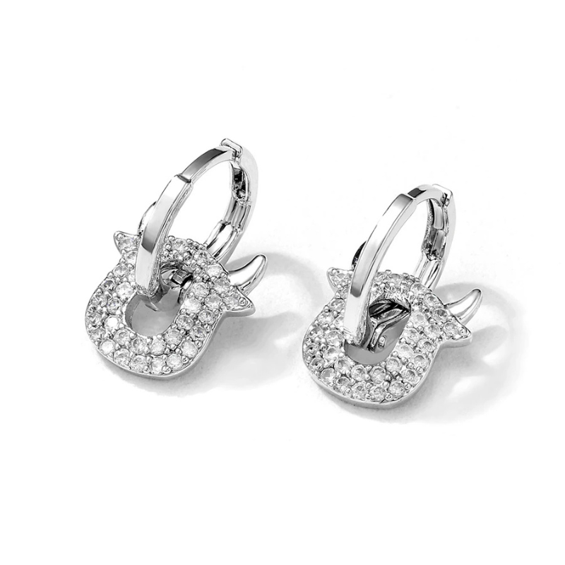 Boucles d’oreilles ORZEL cercle – Micro-incrustation CZ, port bidirectionnel.