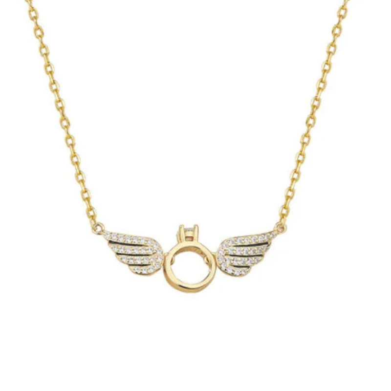 Collier ailes d’ange ORZEL – style coréen, bijou élégant et raffiné.