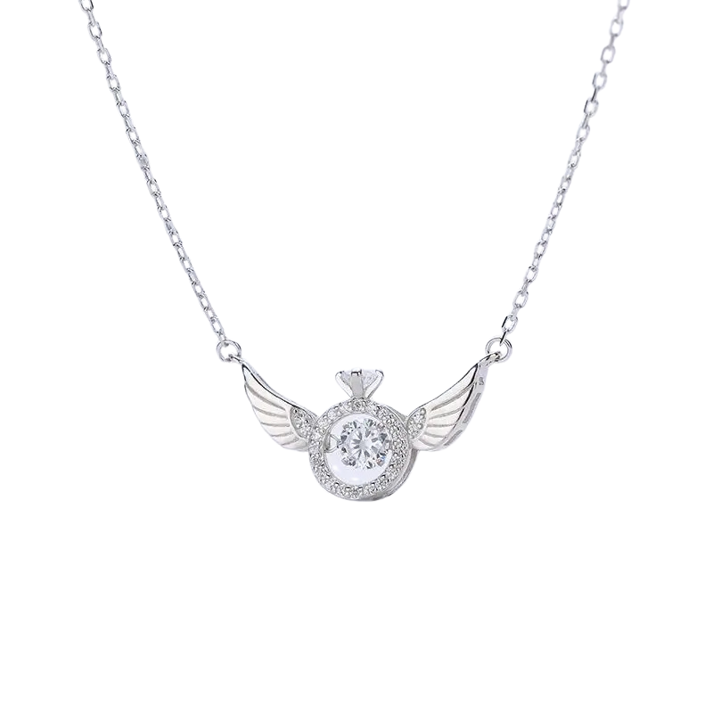 Collier ailes d’ange ORZEL – style coréen, bijou élégant et raffiné.