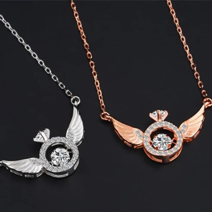 Collier ailes d’ange ORZEL – style coréen, bijou élégant et raffiné.