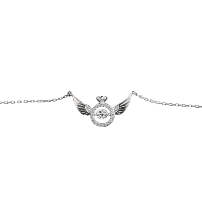 Collier ailes d’ange ORZEL – style coréen, bijou élégant et raffiné.