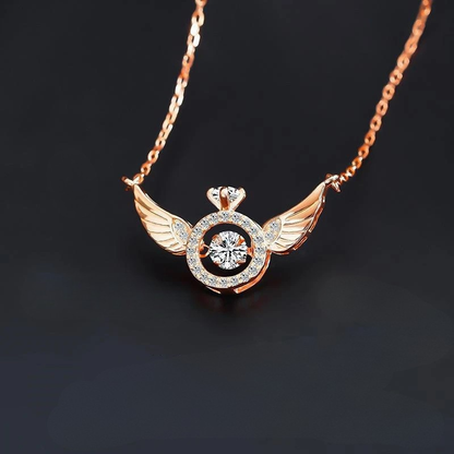 Collier ailes d’ange ORZEL – style coréen, bijou élégant et raffiné.
