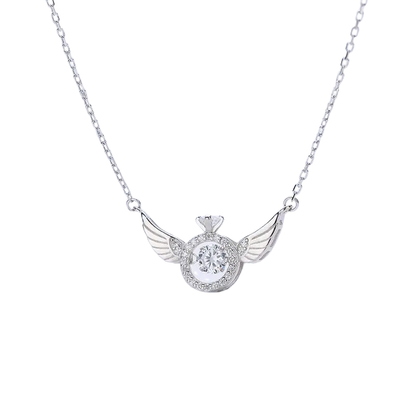 Collier ailes d’ange ORZEL – style coréen, bijou élégant et raffiné.