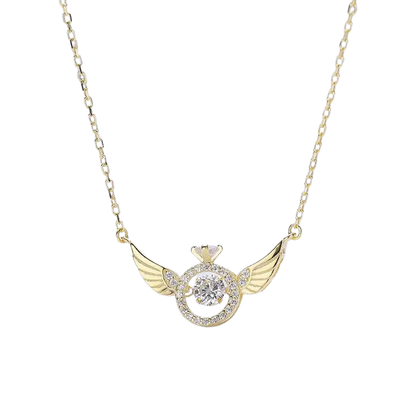 Collier ailes d’ange ORZEL – style coréen, bijou élégant et raffiné.