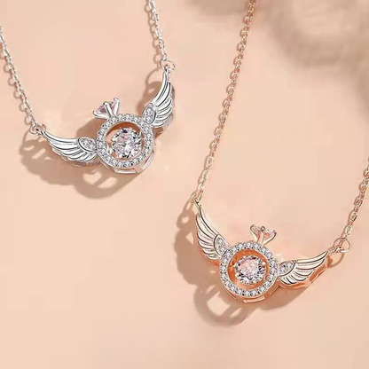 Collier ailes d’ange ORZEL – style coréen, bijou élégant et raffiné.
